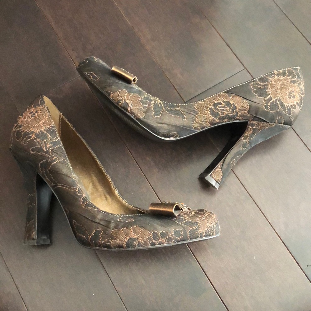 BCBGirls Brocade Pumps